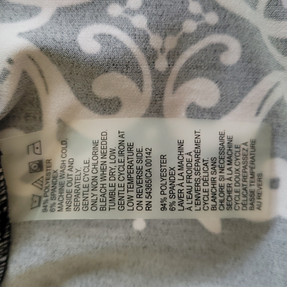 Alison Daley Blk/Wht Print Medium Top - Picture 5 of 5